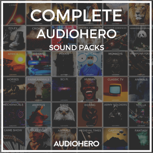Complete Audio Hero Royalty Free Sound Effects Packs